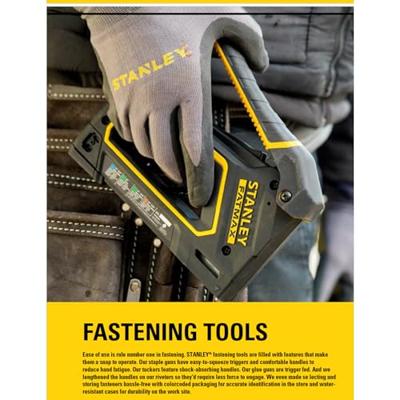 Stanley TR110 Heavy Duty Handtacker staal - 6-TR110 - voor G nieten