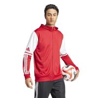adidas Squadra 25 Hooded Trainingsjack Rood Wit - thumbnail