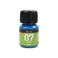 Creativ Company Permanente glasverf - turquoise, 30ml - thumbnail