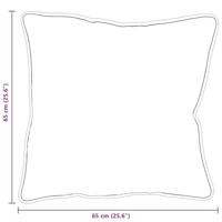 VidaXL Hoofdkussen met kussen 2 pcs wit 61 x 41 x 20 cm polyester - thumbnail