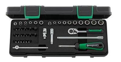 Stahlwille Dopsleutelset | 36-delig 1/4 inch | sleutelwijdtes 5-13 mm | aantal tanden 22 6-Kant | 1 stuk - 98819801 98819801