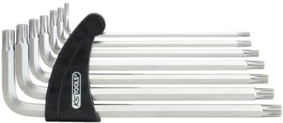 KS Tools 151.2450 RIBE Haakse schroevendraaierset 4 mm, 5 mm, 6 mm, 7 mm, 8 mm, 9 mm, 10 mm 7-delig