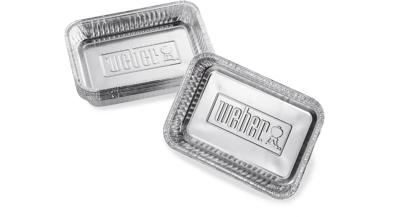 Lekbakjes klein 10 stuks WeberLekbakjes aluminium klein 10st Weber - Weber