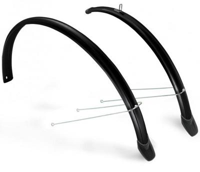 Eurofender spatbordenset 58mm 28" zwart