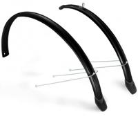 Eurofender spatbordenset 58mm 28" zwart - thumbnail