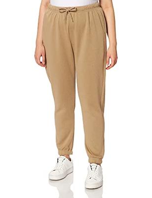 Dames Loungewear broek - Sweat pants - Jogging broek vrouwen - L - Beige - L