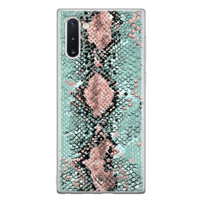 Samsung Galaxy Note 10 siliconen hoesje - Snake pastel Samsung Galaxy Note 10 siliconen hoesje - Snake pastel