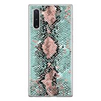 Samsung Galaxy Note 10 siliconen hoesje - Snake pastel - thumbnail