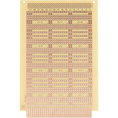 Rademacher WR-Typ 932 Experimenteer printplaat Hardpapier (l x b) 160 mm x 100 mm 35 µm Inhoud 1 stuk(s)