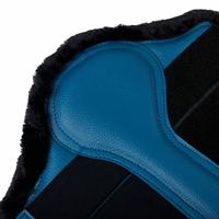 LeMieux Fleece Lined Beenbeschermers blauw maat:l - thumbnail
