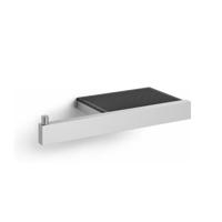 Zack Linea Toiletrolhouder met planchet RVS - thumbnail