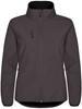 Clique 0200915 Classic Softshell Jacket Lady - Donkergrijs - XXL - thumbnail