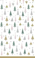 Duni dunicel tafelkleed noel trees 138x220cm multi 1 stuks - thumbnail