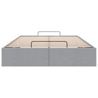 Bedframe zonder matras 120x200 cm stof lichtgrijs - thumbnail