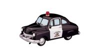Lemax police squad car kerstdorp accessoire 2008 - thumbnail