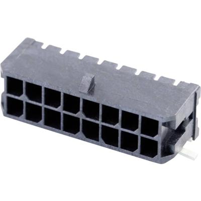 Molex 430451609 Male header, inbouw (standaard) Totaal aantal polen: 16 Rastermaat: 3 mm Inhoud: 1 stuk(s) Tape on Full reel Molex 430451609 Male header, inbouw (standaard) Totaal aantal polen: 16 Rastermaat: 3 mm Inhoud: 1 stuk(s) Tape on Full reel