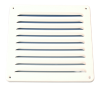 Aluminium Schoepenrooster Opbouw 195 X 195mm - Wit (1-2020w) - thumbnail