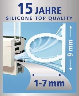 tesa Premium Flexible 05417-00100-01 Afdichtingstape tesamoll Wit (l x b) 6 m x 9 mm 6 m