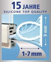 tesa Premium Flexible 05417-00100-01 Afdichtingstape tesamoll Wit (l x b) 6 m x 9 mm 6 m - thumbnail