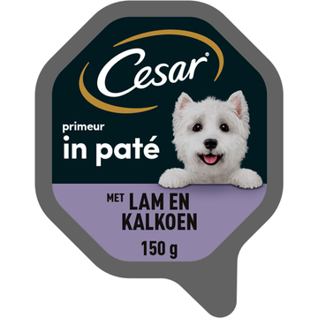 Cesar Primeur Maaltijdkuipje Lam & Kalkoen Hondenvoer 150 g bij Jumbo