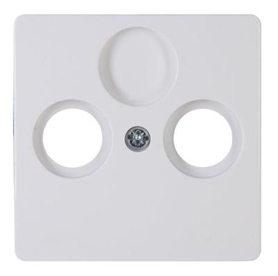 Enzo Kopp paris arctic wit afdekplaat voor coax - 4625040
