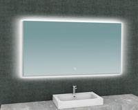 Soul spiegel rechthoek met LED, dimbaar en spiegelverwarming 140 x 80 cm - thumbnail