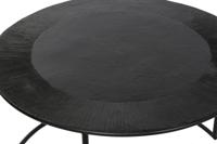 Set van 2 tafels DKD Home Decor Zwart Metaal Aluminium 76 x 76 x 44 cm - thumbnail