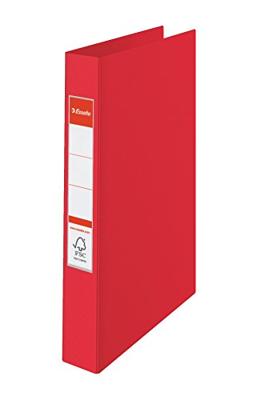 Esselte ringmap Vivida rood, 4 ringen