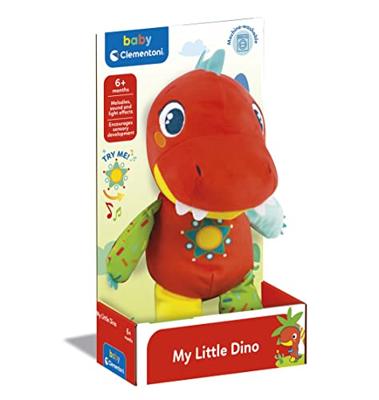 Clementoni baby pluchen knuffel dinosaurus