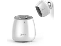 Bewakingscamera voor buiten, wifi met accu, drievoudige verpakking met WLB (Lan/4G LTE), draadloze wifi 1080P 2,4GHz, nachtzicht, 2-weg audio, SD-kaartsleuf, PIR-bewegingsmelder, Ezviz C3A - thumbnail