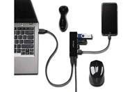 Kensington USB 3.0 4-Poorten Hub, Overdrachtsnelheden Tot 5 Gbps - 3Amps Om Smartphones En Tablets Snel Op Te Laden, Plug & Play-Installatie, Compatibel Met HP, Dell, Windows, Macbook, Thuiskantoor - thumbnail