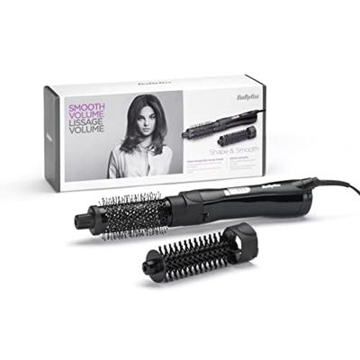 Babyliss AS82E Shape & Smooth Fohnborstel Krulborstel Zwart - thumbnail