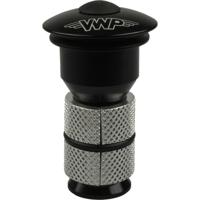 VWP ahead cap 1" alu zwart tbv carbon vork - thumbnail