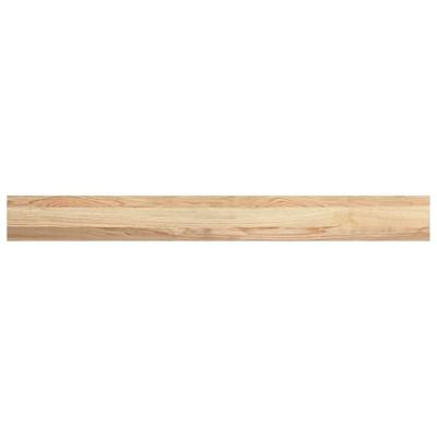 VidaXL Vensterbanken 2 st onbehandeld 140x15x2 cm massief eikenhout