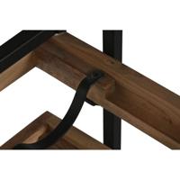 Flessenrek Home ESPRIT Zwart Natuurlijk 65 x 25 x 35 cm - thumbnail