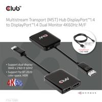CLUB3D CSV-7200 video splitter DisplayPort 2x DisplayPort - thumbnail