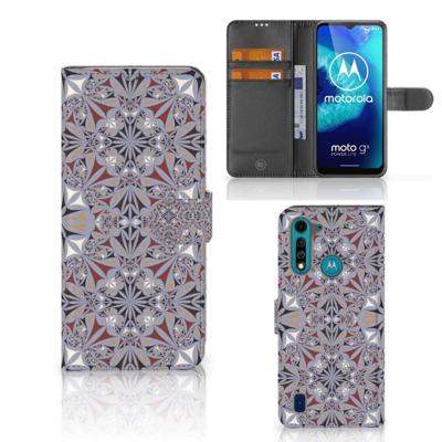 Motorola G8 Power Lite | Bookcase | Flower Tiles