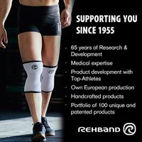 SALE! Rehband 405406 PRN Knee Pad 5 mm & 3,5 mm - Black - Maat M - thumbnail