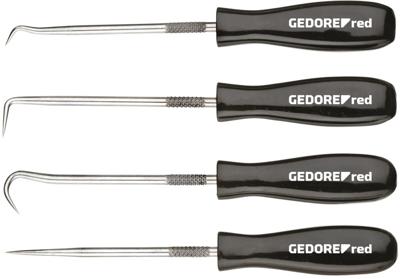 Gedore RED 3301548 Haakset voor O-ringmontage L.135mm 4-delig