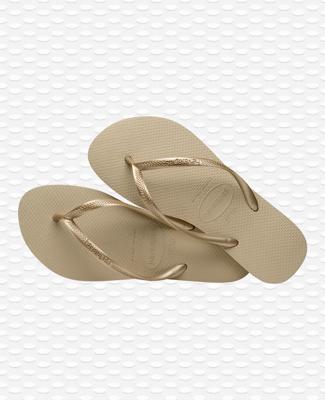 Havaianas - Slim rosé gold Rubber Dames