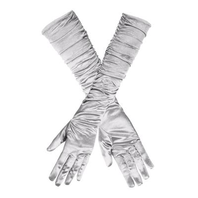 Handschoenen Hollywood luxe zilverkleurig