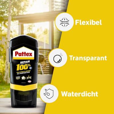 Alleslijm Pattex 100% tube 50 gram op blister | 12 stuks