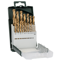 Bosch Accessoires Metaalborenset HSS-Tin | 1-10 mm | 19-delig - 2609255134 - thumbnail