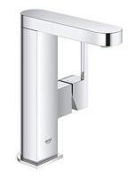 GROHE Plus waterbesparende wastafelkraan M-size met gladdy body en push open waste chroom 23872003 - thumbnail