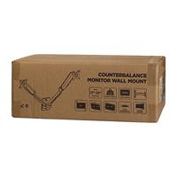 LogiLink BP0146 monitorarm muurbevestiging 2x32 Zwart - thumbnail