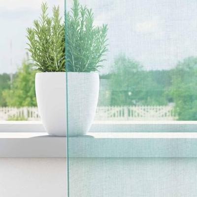 Gordijnen voile met doorvoertules 2 st turkoois Gordijnen voile met doorvoertules 2 st turkoois