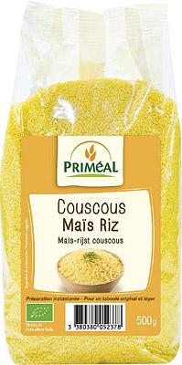 Primeal Couscous mais rijst bio 500 Gram Primeal Couscous mais rijst bio 500 Gram