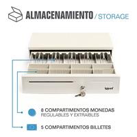 Kassa lade iggual IGG317440 Wit - thumbnail