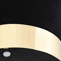 Kruk fluweel zwart en goudkleurig - thumbnail