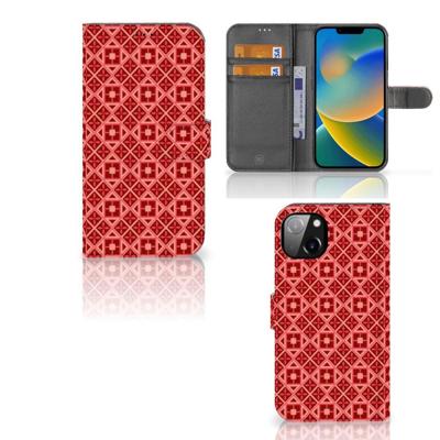 iPhone 14 Plus | Telefoon Hoesje | Batik Rood iPhone 14 Plus | Telefoon Hoesje | Batik Rood